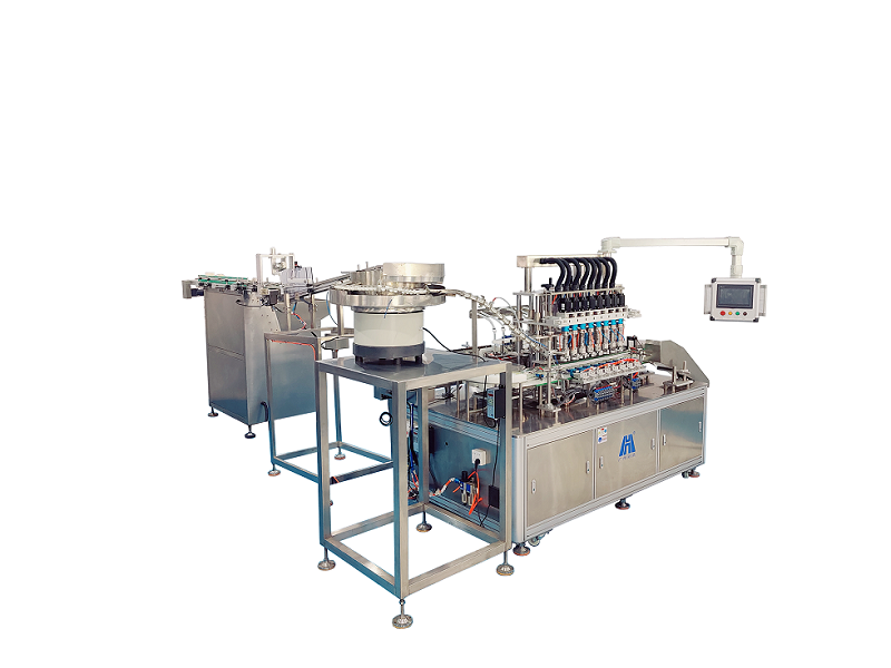 全自動口服液灌裝旋蓋一體機_產量12000/H